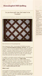 Mobile Screenshot of hummingbirdhillquilting.com